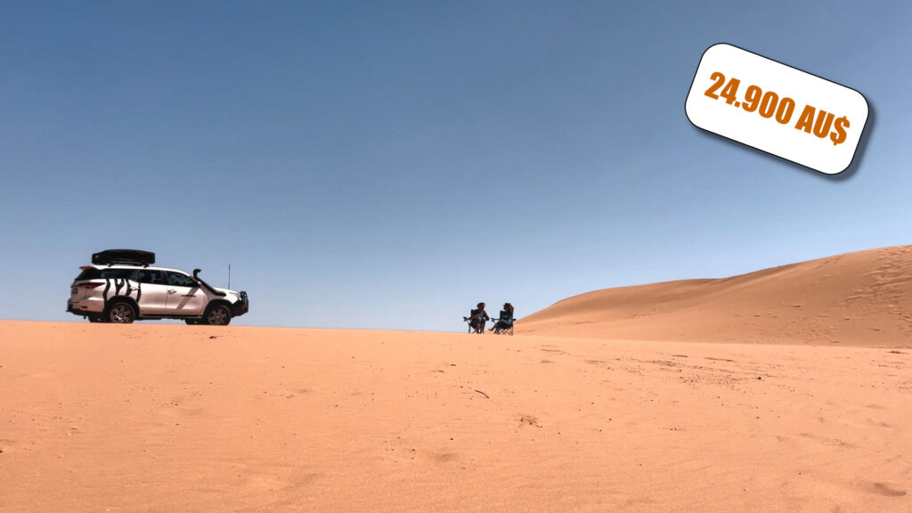 Wir verkaufen unseren neu voll ausgerüsteten 4WD Toyota!